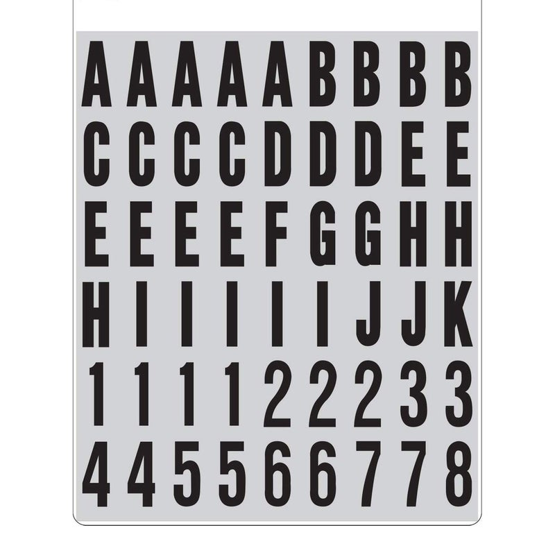 HYKO Products MM21 SelfAdhesive Number 1 Inch High Reflective