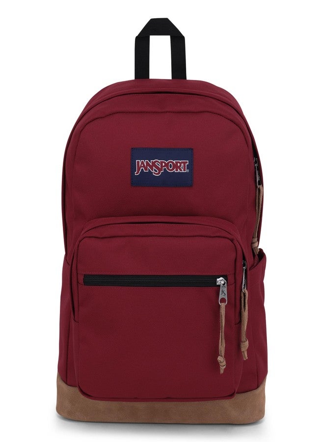 جان سبورت JanSport JS0A4QVA04S حقيبة يمين أحمر بني محمر - Image 1