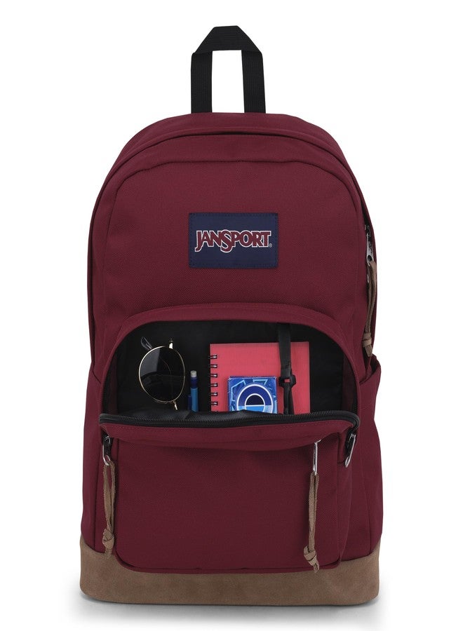 جان سبورت JanSport JS0A4QVA04S حقيبة يمين أحمر بني محمر - Image 4