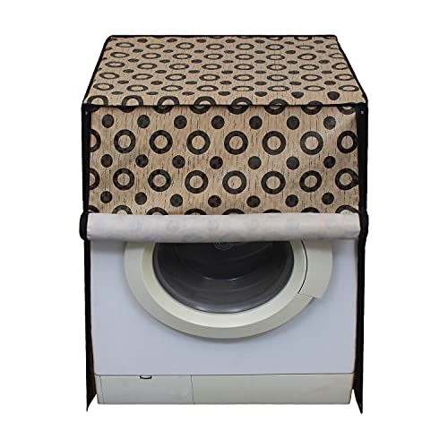 Lithara Waterproof Front Load Washing Machine Cover For 6 kg, 6.2 Kg, 6.5 Kg, 7 Kg (Design_02) - Image 1