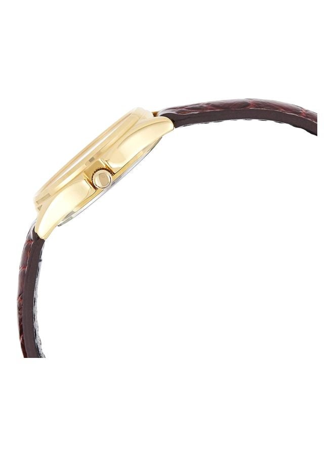كاسيو ساعة يد إنتايسر بعقارب طراز LTP-1183Q-7A - مقاس 32 مم - لون بني نساء - Image 3