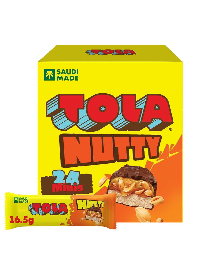 Tola Nutty Chocolate Bar Minis Box 24 x 16.5g - Image 2