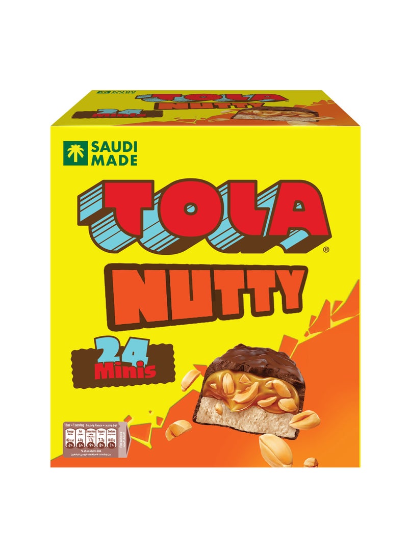 Tola Nutty Chocolate Bar Minis Box 24 x 16.5g - Image 1