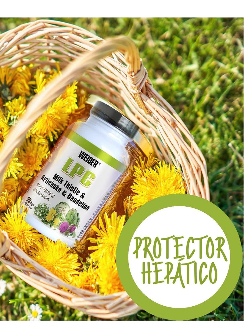 Weider Weider LPC – Milk Thistle, Artichoke & Dandelion (90 Capsules) | Liver Detox & Digestive Support  - Image 3