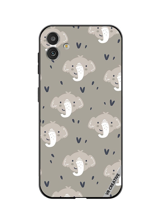 VR CREATIVE Protective Case Cover For Samsung Galaxy M13 5G Elephant Design Multicolour - Image 1