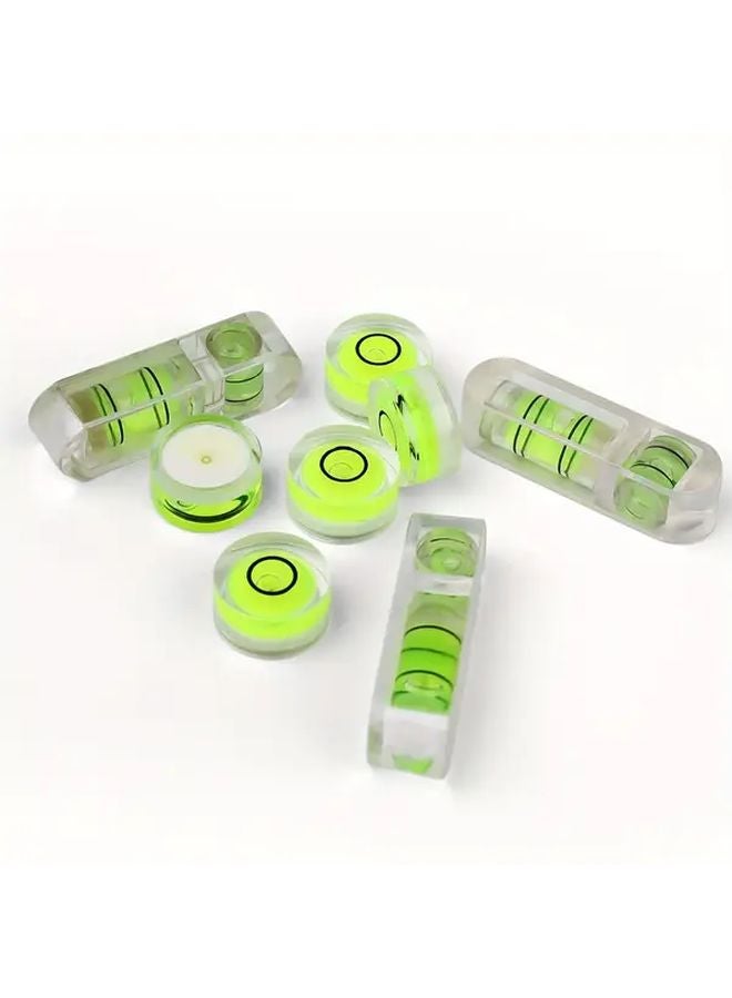 8 Pack Mini Bubble Level Set ABS Spirit Levels for Camping Photography - Image 3
