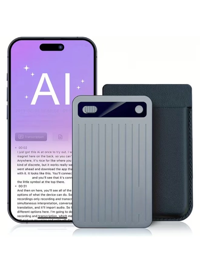 epicarma AI Portable Recording Device, Using AI Technology for Transcription and Summarization, a Pen-style Recording Device with App Control, Supports 140 Languages, 64GB Memory, an Ultra-thin Recording Device for Lectures, Meetings, Calls, Music Sampling - Image 1