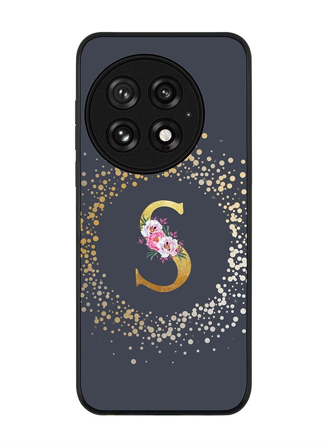 Stylizedd غطاء لهاتف OnePlus 13 5G، حماية كاميرا نحيفة، غطاء هاتف مضاد للصدمات - تصميم مخصص مزخرف - S (رمادي)  - Image 1