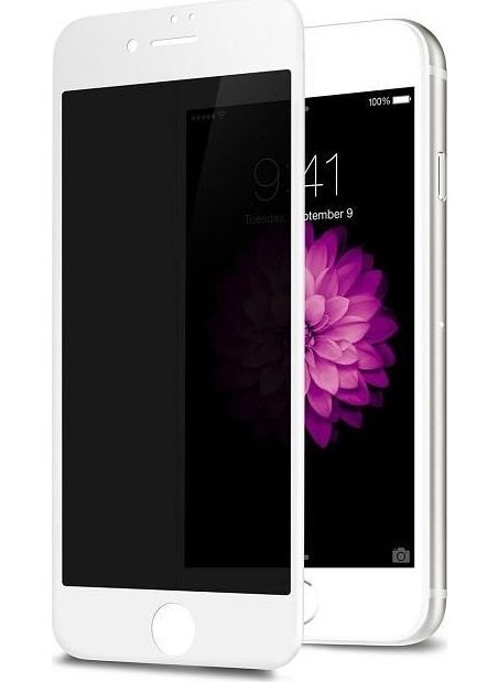 EPRO Apple iPhone 7 Plus White Full Covering 5d Ghost Privacy Glass  - Image 2