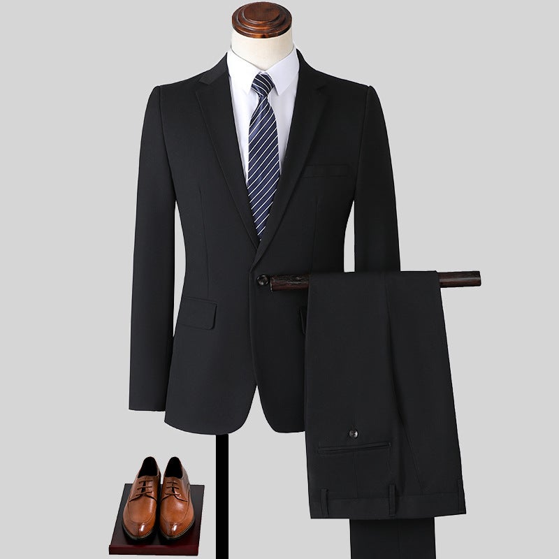 Suit Set Men's Large Size Suit Set Men's and Women's Same Professional Dress Three-piece Set Best Man's Clothes Work Clothes Jacket - Image 4