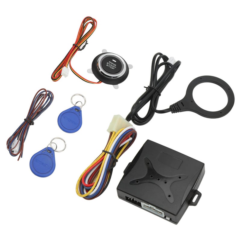 Universal 12V Car Push Start Button Kit Keyless Go Engine Starter ABS Material - Image 4