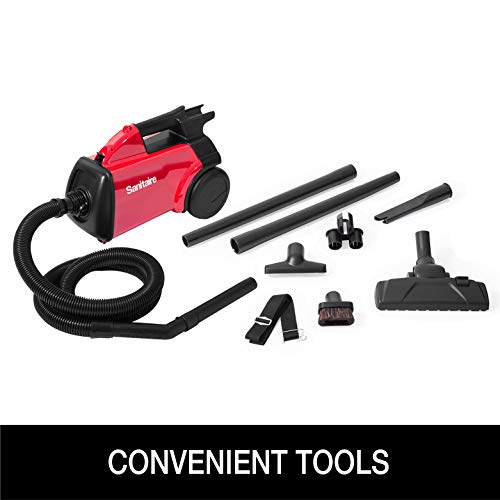 Sanitaire SC3683D Canister Vacuum, Red 19.2 x 17.75 x 11.3 inches - Image 5