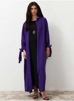 trendyol Purple Comfortable Fit Woven Aerobin Long Cap & Ferace & Abaya TCTSS24KK00005  - Image 1