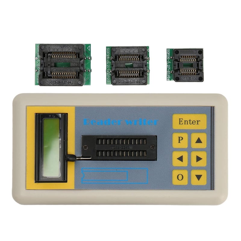Transistor Tester, Multifunctional IC Transistor Tester, IC Tester Professional ABS Portable Digital Transistor IC Tester IC Tester Integrated Circuit Integrated Circuit Tester - Image 1