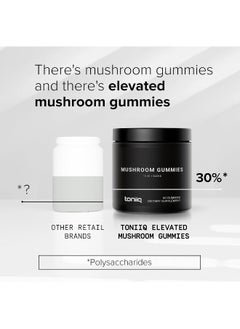 Toniiq 5,000Mg Highly Potent Mushroom Gummies With Lion'S Mane 10:1 Ultra Concentrated Extract  - Image 5
