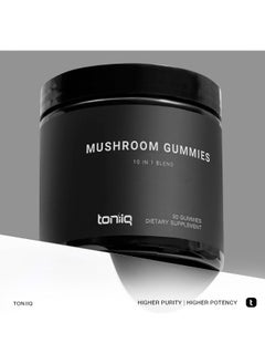 Toniiq 5,000Mg Highly Potent Mushroom Gummies With Lion'S Mane 10:1 Ultra Concentrated Extract  - Image 3