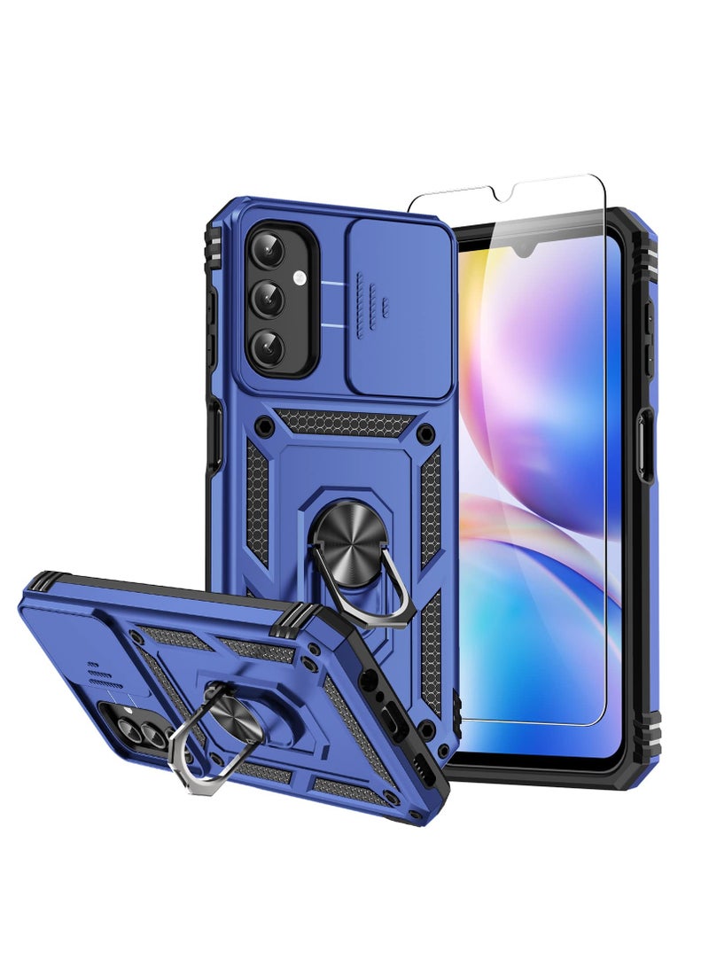 Excefore for Galaxy A14 5G Phone Case, Military Grade Shockproof Cover, Full Body Protection Hard Phone Cases, 16ft.Drop Tested Cover, with Camera Cover and Magnetic Kickstand, for A14 5G (Blue) - Image 1