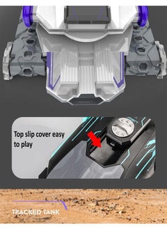 fashionhome Remote Control Stunt Drift Car for Kids RC Tank for Boys Girls That Shoot Water Bullets All Terrain with Lights Music 360°Rotating Toy Car for Boys Girls Kids  - Image 5