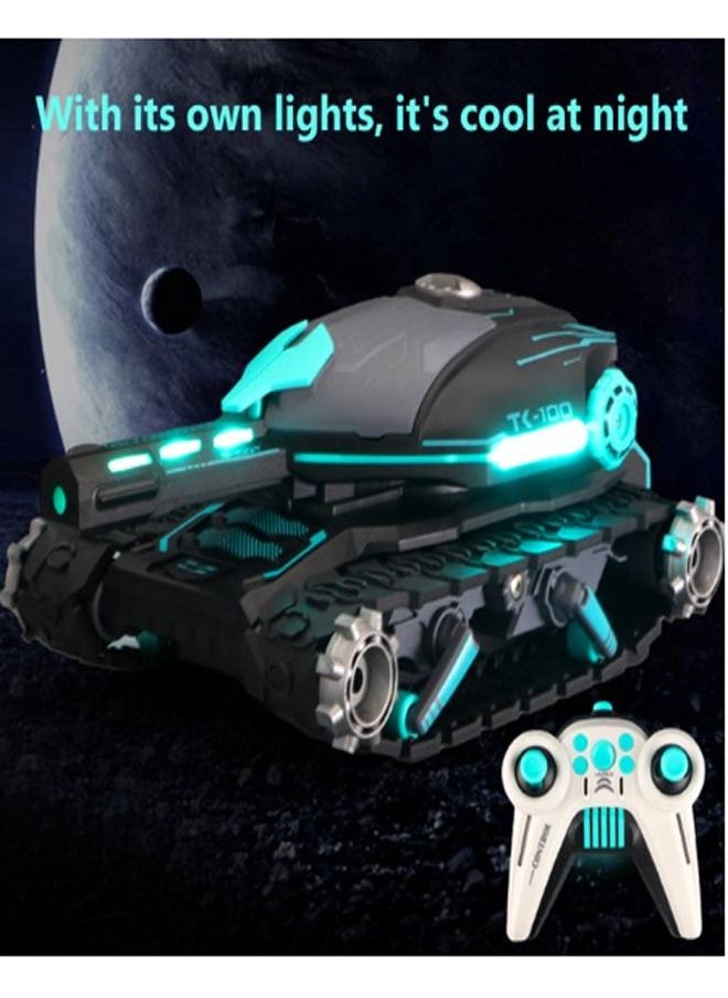 fashionhome Remote Control Stunt Drift Car for Kids RC Tank for Boys Girls That Shoot Water Bullets All Terrain with Lights Music 360°Rotating Toy Car for Boys Girls Kids  - Image 1