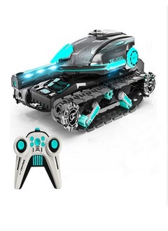 fashionhome Remote Control Stunt Drift Car for Kids RC Tank for Boys Girls That Shoot Water Bullets All Terrain with Lights Music 360°Rotating Toy Car for Boys Girls Kids  - Image 2