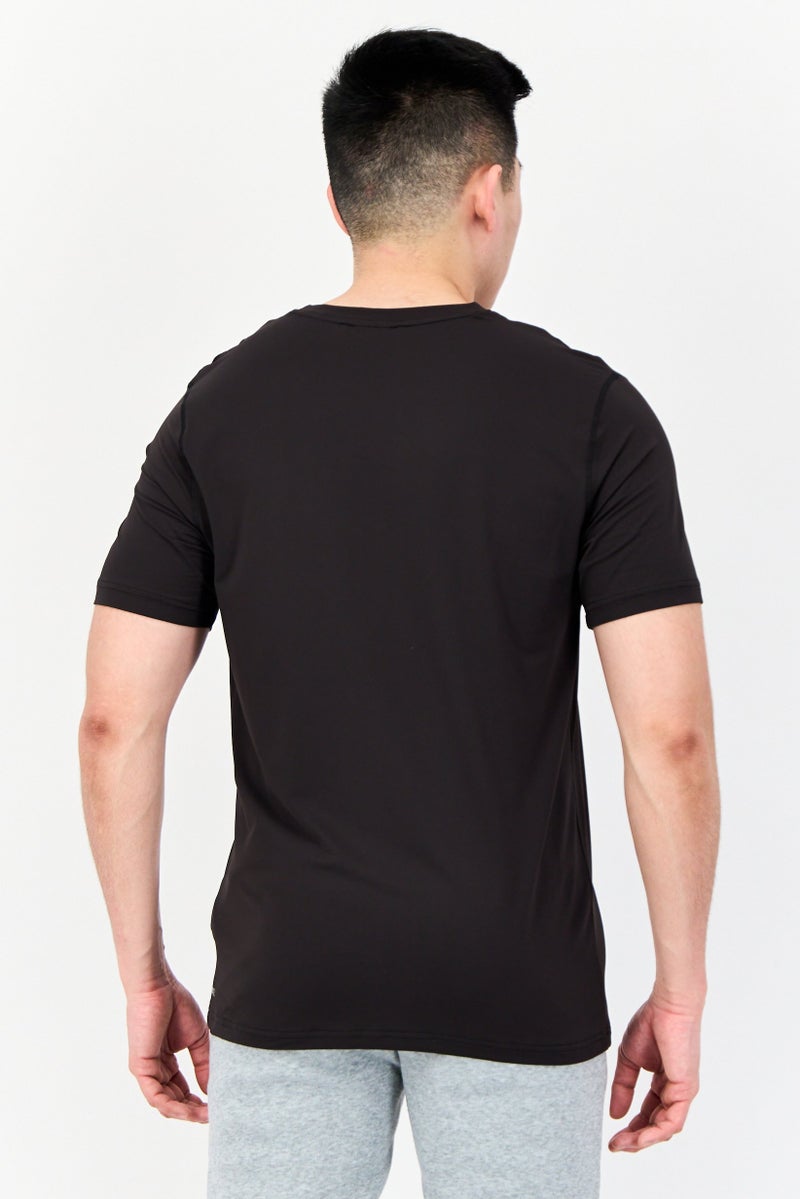 PUMA تي شيرت تدريب قصير الأكمام للرجال، رياضي، أسود - Image 3