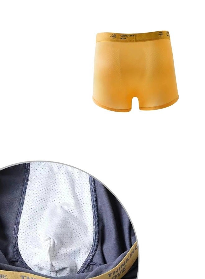 ShebSheb 5 Pack Men's Boxer Briefs, Soft and Breathable Underwear with ComfortFlex Waistband - Image 5