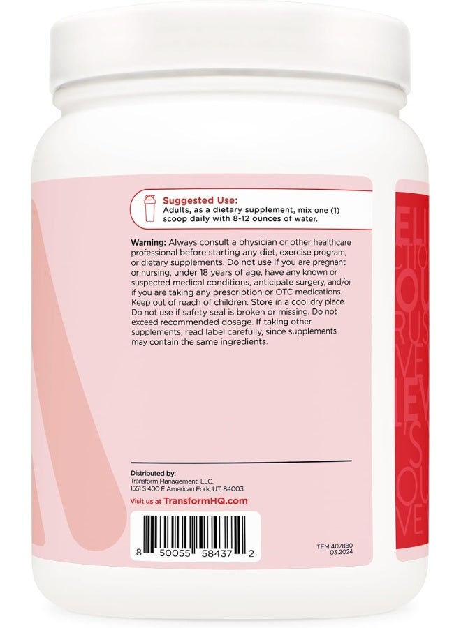 TransformHQ Beauty Collagen (30 Servings) Fruit Punch - Hair, Skin, & Nails Formula - Image 3