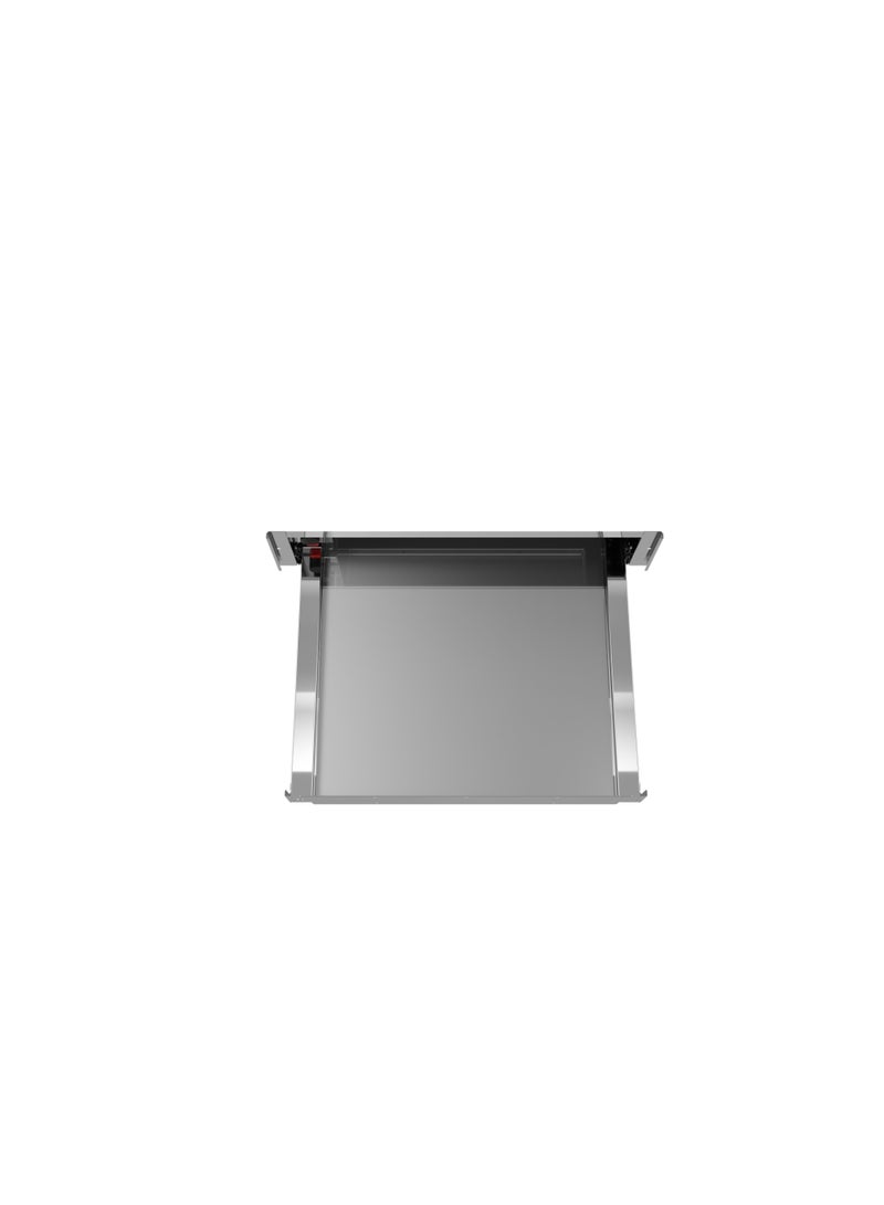 TEKA Plate warmer drawer with 30-80ºC temperature range. Black front glass included CP 15 GS 420 W 40589920 Black Glass with Stainless Steel Frame - Image 2
