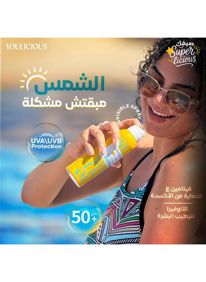يوليشيوس عبوة بخاخ حماية من الشمس غير المرئي من يوليشس (قطعتان) - 200 مل - Image 4