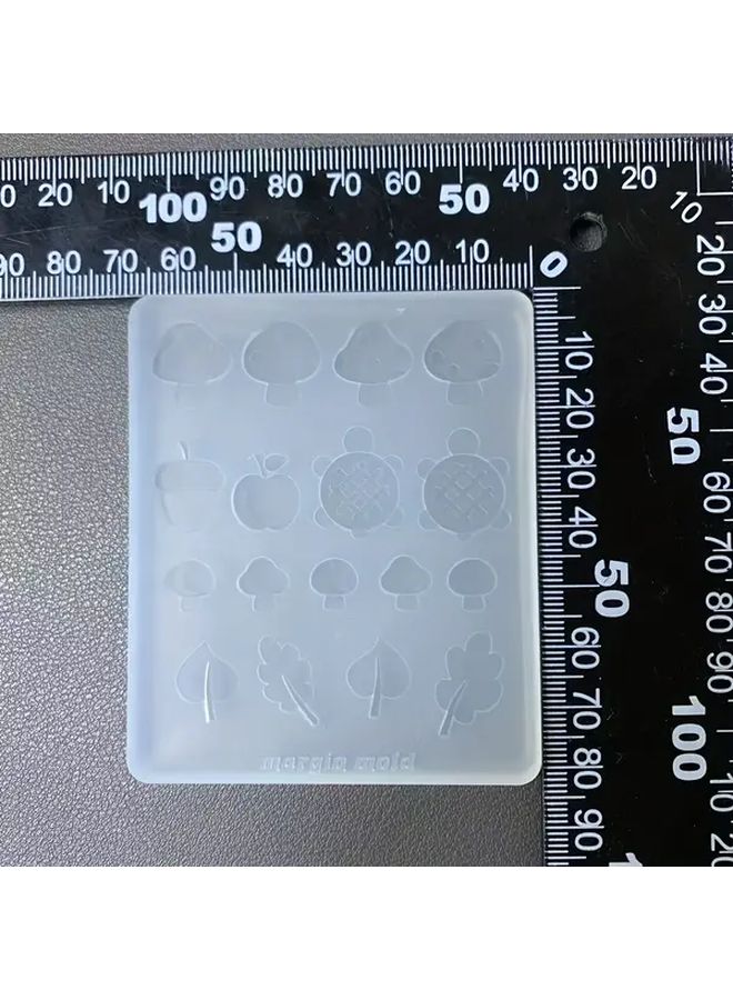 Colorful Fruit Floral Silica Gel Jewelry Mold For Keychains Charms Crafts - Image 2