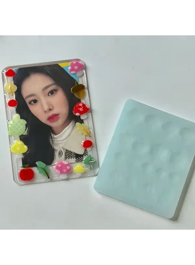 Colorful Fruit Floral Silica Gel Jewelry Mold For Keychains Charms Crafts - Image 1