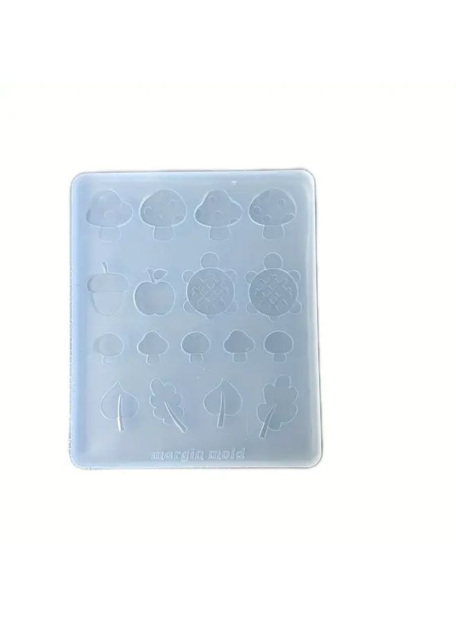 Colorful Fruit Floral Silica Gel Jewelry Mold For Keychains Charms Crafts - Image 5