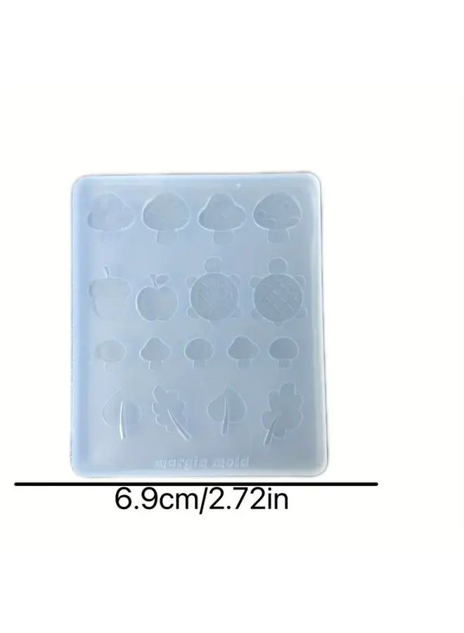 Colorful Fruit Floral Silica Gel Jewelry Mold For Keychains Charms Crafts - Image 4