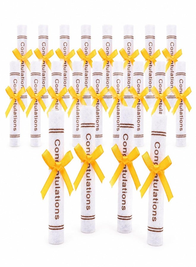 BESTonZON 25pcs Graduation Season Decoration Mini Graduation Certificate Scroll Grad Party Decor Grad Decor Graduation Decorations Non-Woven Graduation Ornament Non-Woven Craft Decor - Image 1