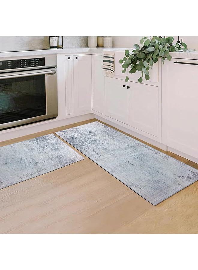 erorex Runner Rugs Area Carpets And Rugs Non Slip Runner For Hallway Entryway Living Room Bathroom Long Kitchen Rug Floor Mat Abstract Washable Rubber Back Carpet Light Grey Brown 60 X 120 Cm - Image 4