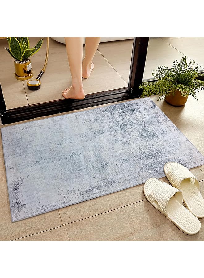erorex Runner Rugs Area Carpets And Rugs Non Slip Runner For Hallway Entryway Living Room Bathroom Long Kitchen Rug Floor Mat Abstract Washable Rubber Back Carpet Light Grey Brown 60 X 120 Cm - Image 3