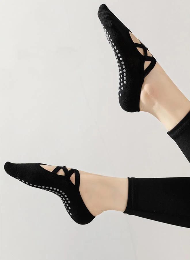 ستايلي اكتيف جوارب رياضية بوسادات سيليكون وأربطة متقاطعة مزدوجة