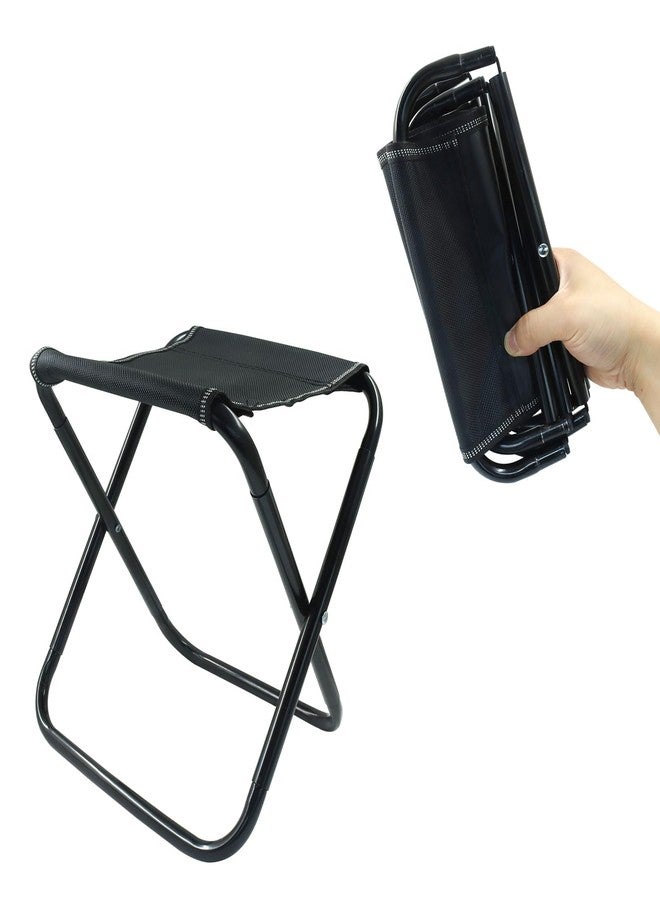 Coufce Folding Stool, Portable Camping Stool Collapsible Camp Stool, Lightweight Foot Rest for Adults Gardening Hiking Beach/Fishing - Image 1
