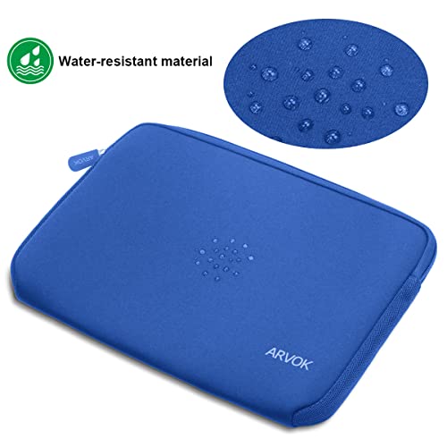 Arvok 11 11.6 12 Inch Laptop Sleeve Case for MacBook Air 12, Water-Resistant Neoprene Notebook Computer Tablet Sleeve, Carrying Bag Cover for Chromebook/HP/Dell/Lenovo/Asus/Acer, Dark Blue - Image 5