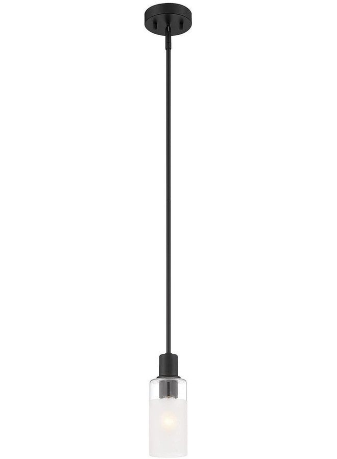 DESIGNERS FOUNTAIN Cedar Lane Pendant Light, 4 Inch Hanging Ceiling Fixture for Kitchen Island and Dining Room, Matte Black, D236M-4P-MB - Image 1