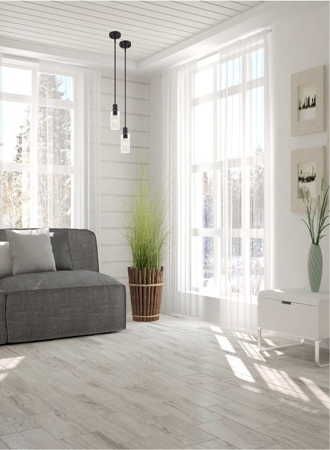 DESIGNERS FOUNTAIN Cedar Lane Pendant Light, 4 Inch Hanging Ceiling Fixture for Kitchen Island and Dining Room, Matte Black, D236M-4P-MB - Image 5