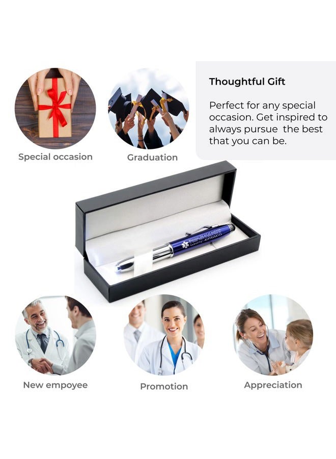 Inkstone Medical Gift Penlight for Doctors, Nurses, Medical Assistants and Students with Hippocratic Quote - Pen with Flashlight and Stylus for Medical School Gift, Nurse Appreciation Gift, Nurses Week - Image 3