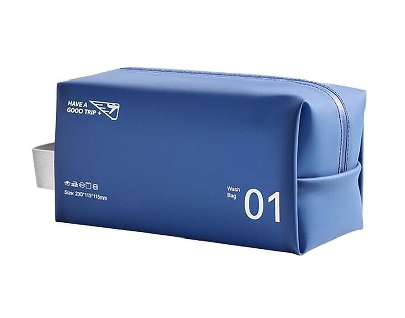 Rabbonix PVC Toiletry Bag for Men & Women for Travel | Light Blue | Pack of 01 - Image 1