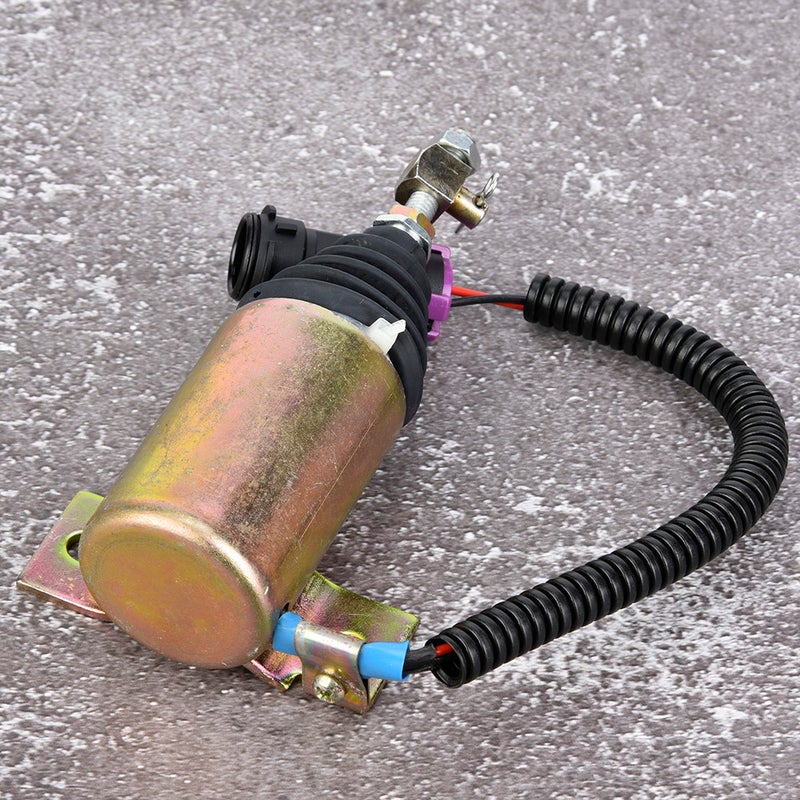 12V Fuel Shut Off Stop Solenoid Valve XHF-1121 E483310000093 Fit for Foton 483 Diesel - Image 3