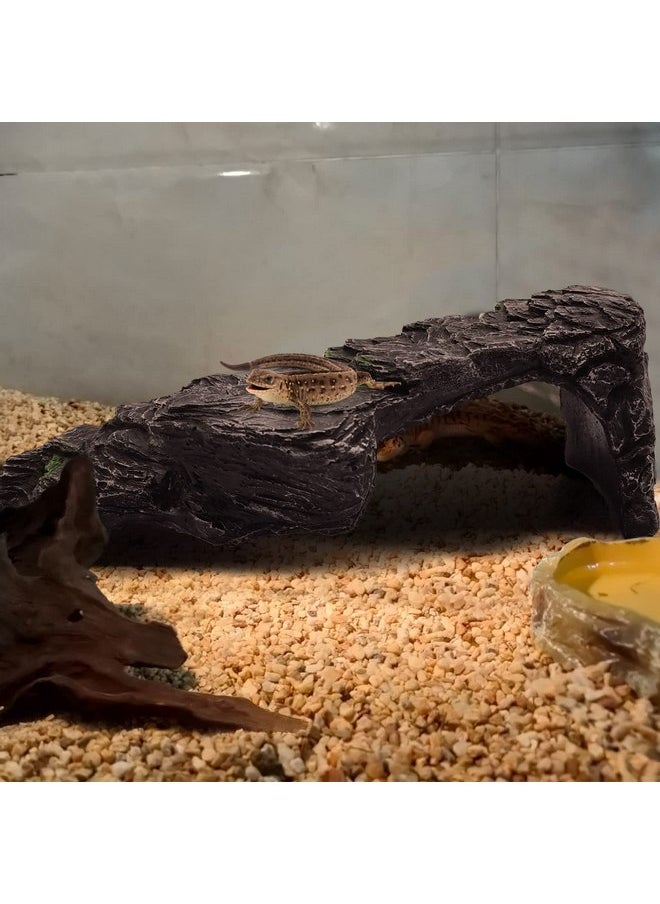Hamiledyi - Turtle Basking Platform,Tortoise Dock Resting Rock Turtle Climbing Ramp Shale Step Ledge Aquarium Terrarium Decoration for Tortoise Bearded Dragon Lizard Chamelon Frog Gecko Snakes Iguana Betta Fish - Image 1