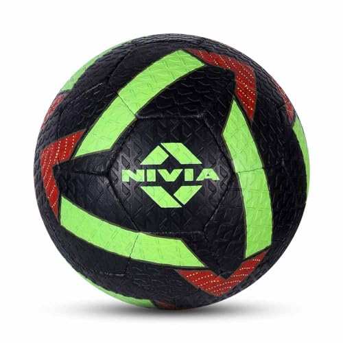 Nivia Street Football, Training Ball, 32 Panels, Durable Rubber Cover Hand-Stitched, Latex Bladder, Training Ball Standard, Made for Practice Sessions, to Play On Hard Ground - Image 1