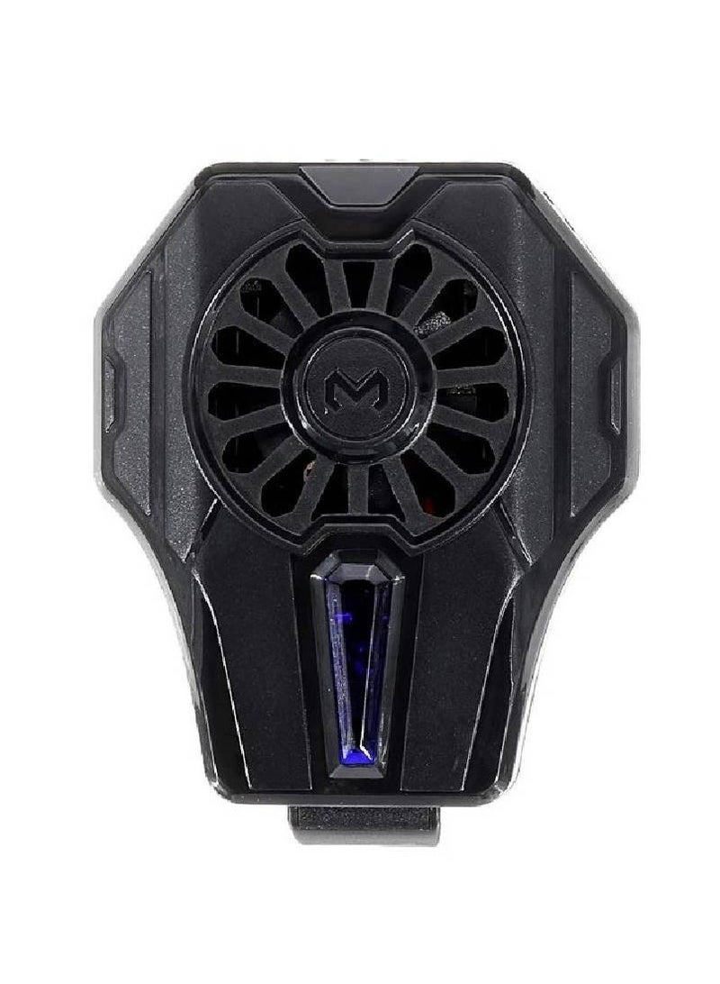 DL01 Mobile Phone Cooler Cooling Fan Radiator With Colourful Lights,Semiconductor Mobile Phone Cooling Wired Radiator  - Image 1
