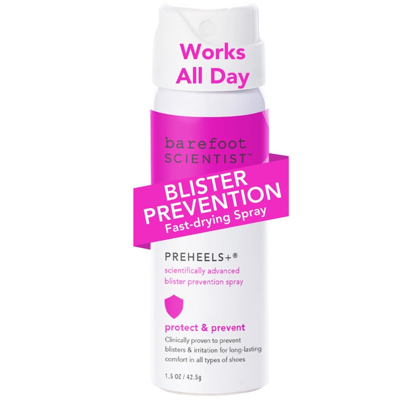 Barefoot Scientist PreHeels+ Blister Prevention Spray, Innovative Invisible Protective Barrier Against Blisters - Image 1