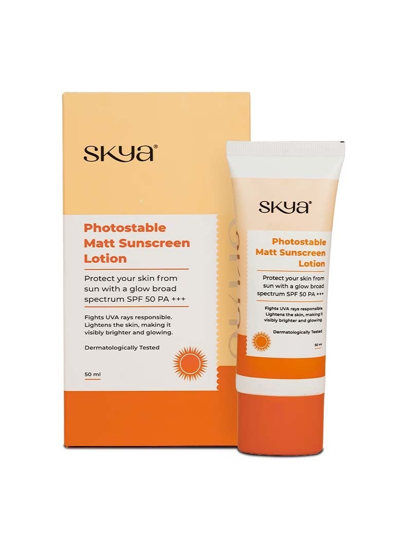 Skya Photostable Matt Sunscreen Lotion