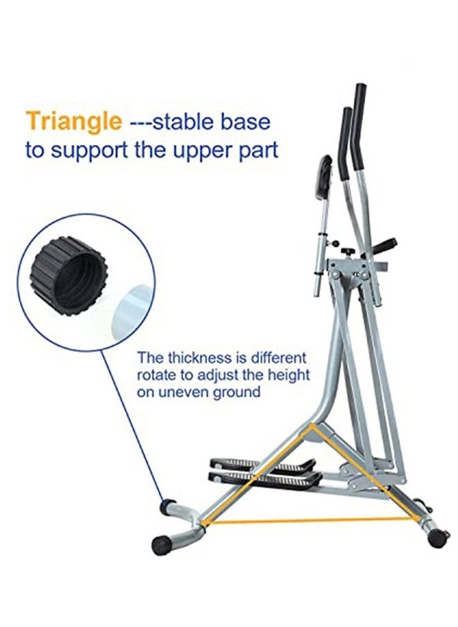 Fitness World - Fitness Exercise Machine with Electronic Screen to Measure Time and Speed, Foldable Flying Gazelle Treadmill for Home Exercise, 100kg Weight Capacity - Image 1
